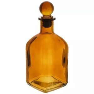 (2) Amber Glass Bottle